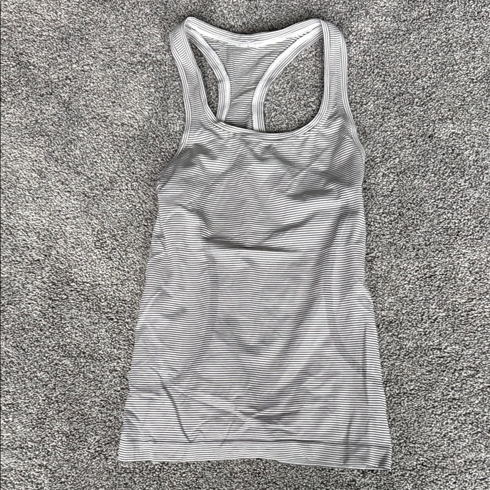 Striped Gray Tank Top